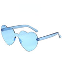 Heart sunglasses without rims