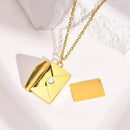 Envelope Pendant Necklace