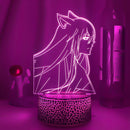 Acrylic desk lamp