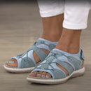 Ronde open teen sandalen