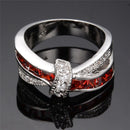 Criss Cross Krystalring