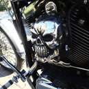 Motorcycle skull horn cover