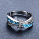 Criss Cross Krystalring