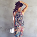 Bloemen Halter Jurk