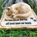 3D Cat Memorial Stone 