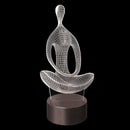 Yoga 3D Illusie Lamp