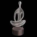 Yoga 3D Illusie Lamp
