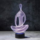 Yoga 3D Illusie Lamp