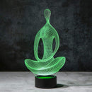 Yoga 3D Illusie Lamp