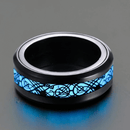 Lichtgevende Keltische Draak Ring