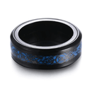 Lichtgevende Keltische Draak Ring
