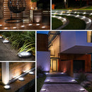 8 udendørs LED-solcellelamper