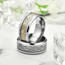 Lichtgevende Keltische Draak Ring