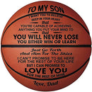 To My Son Basketball 