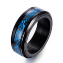 Lichtgevende Keltische Draak Ring
