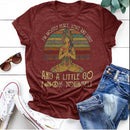 Ik ben meestal Vrede, Liefde en Licht en een beetje Go Yoga T-Shirt