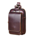 Ægte læder herre waist bag