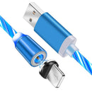 iGlow Glødende LED Magnetisk 3-i-1 USB Opladerkabel
