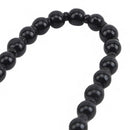 Obsidian Yin Yang Halskæde
