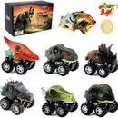 Pull Back Dinosaurus Mini Auto (6st)