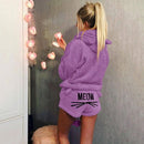 Varm Meow Cat Pyjamas Sæt