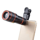 12X Zoom Teleskop Kameralinse til Smartphone