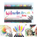 Watercolor Brush Pens (20-piece set) 