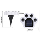 Paw Print Solar Lights