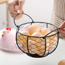 Ceramic Egg Storage Basket