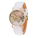 Retro World Map Watch