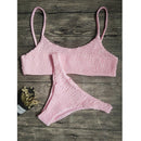 Bikiniset met plooien