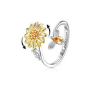 Sunflower Anxiety Ring