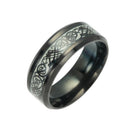 Lichtgevende Keltische Draak Ring