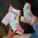 Tie Dye Enkellaarsjes