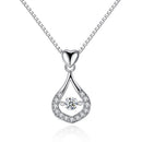 Water Drop Crystal Pendant Necklace