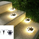 Paw Print Solar Lights