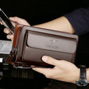 Genuine leather men's clutch bag 
