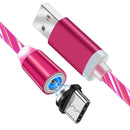 iGlow Glødende LED Magnetisk 3-i-1 USB Opladerkabel