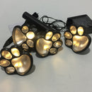 Paw Print Solar Lights