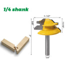 45° Lock Miter Router Bit 