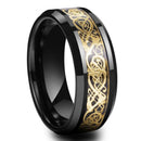 Titanium Steel Dragon Rings