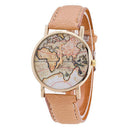 Retro World Map Watch