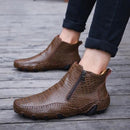 Cowhide Chelsea Boots