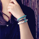 Turquoise Beaded Turtle Bracelet!