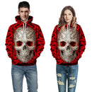 Rode Hoodie Met Schedel