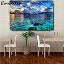 Blue Sky Seascape Wall Art