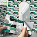 Waterdichte 3D Tegelstickers (9 stuks)