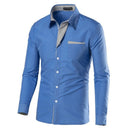 Heren Slim Fit Lange Mouwen
