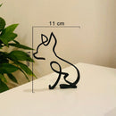 Minimalistisk Hundekunst Skulptur