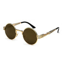 Steampunk runde solbriller af metal